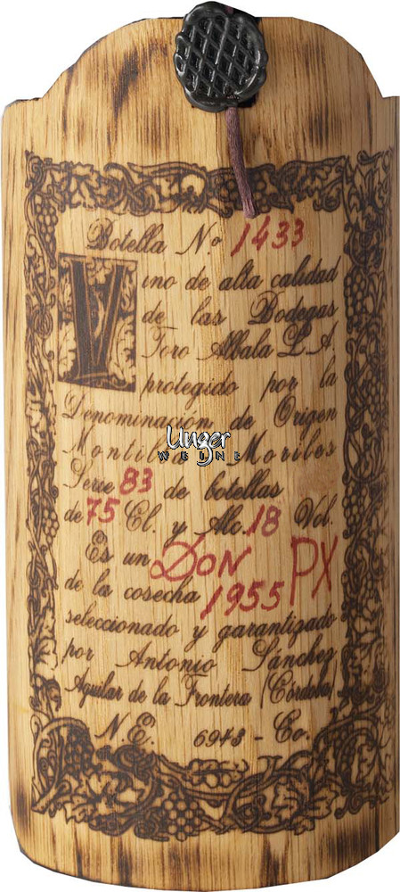 1955 Don Px Convento Seleccion Toro Albala DO Montilla Moriles