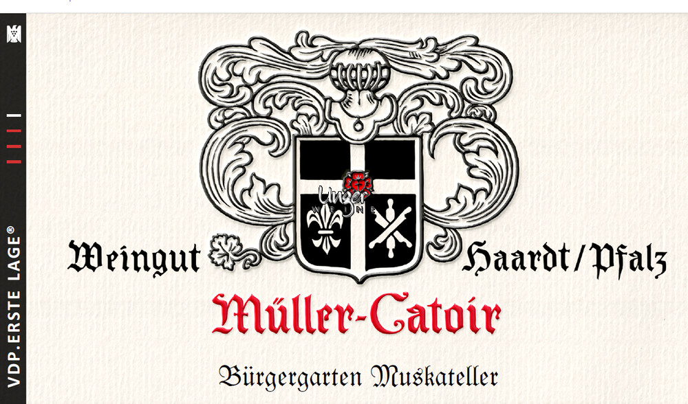 2020 Bürgergarten Muskateller Erste Lage trocken Müller-Catoir Pfalz