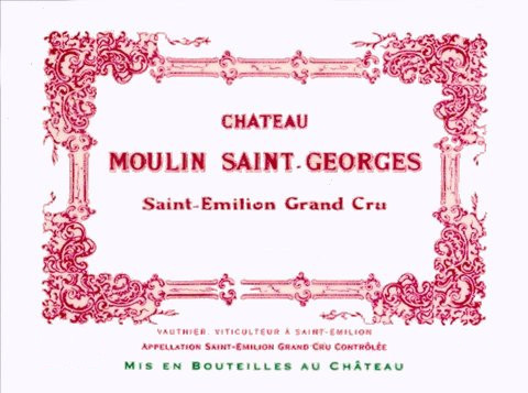 Chateau Moulin Saint Georges 2000 0,75 L