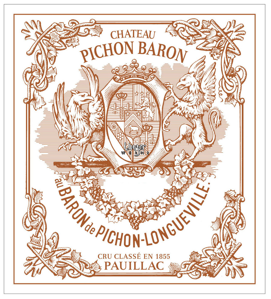 2016 Chateau Pichon Longueville Baron Pauillac