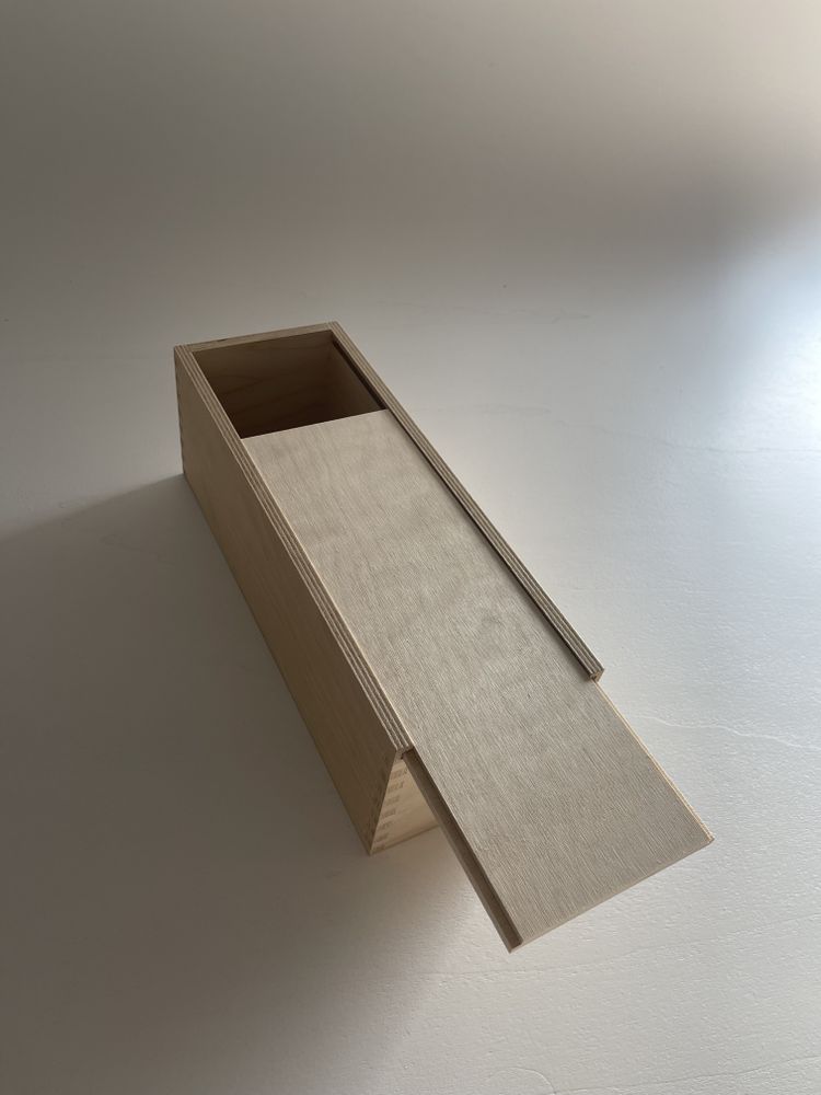 Geschenkverpackungen - Geschenk-Holzkiste fĂĽr 1 Flasche