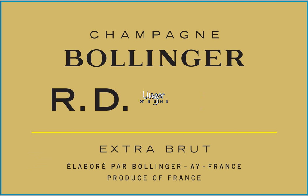 2004 Champagner Vintage R.D. Bollinger Champagne