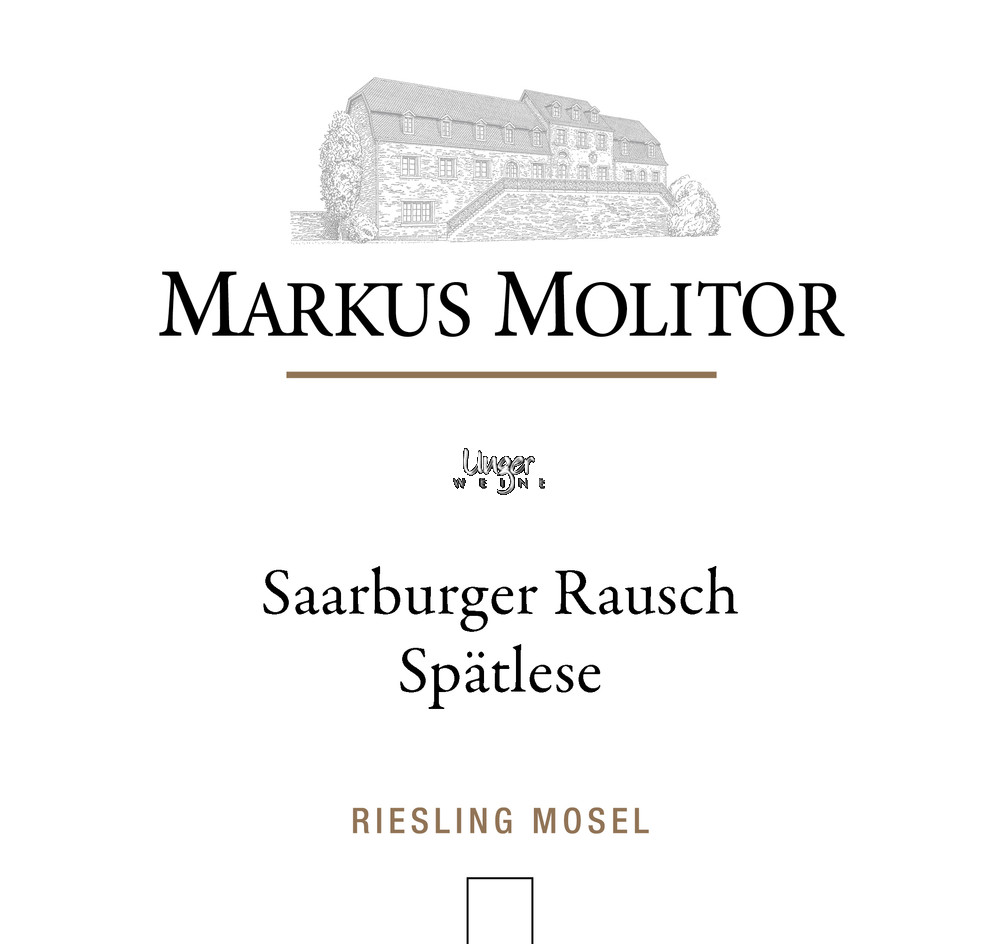 2015 Saarburger Rausch Riesling Spätlese trocken Weisse Kapsel Molitor, Markus Mosel