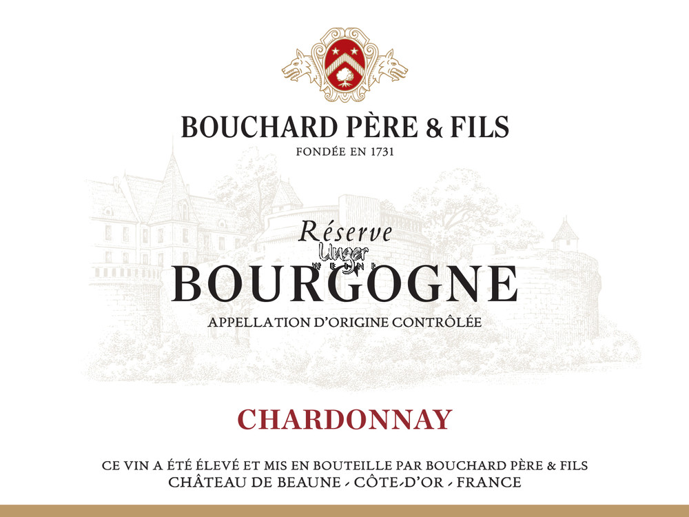 2020 Bourgogne Chardonnay Reserve Domaine Bouchard Pere & Fils Cote d´Or