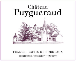 2019 Chateau Puygueraud blanc Chateau Puygueraud Cotes de Francs