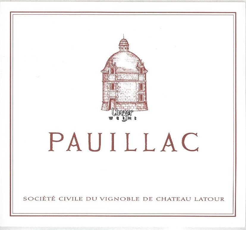 2018 Pauillac de Latour Chateau Latour Pauillac