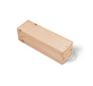 Geschenk-Holzkiste für 1 MAGNUM Flasche - Klappdeckel 470 x 125 x 125 extra groß Unger Weine