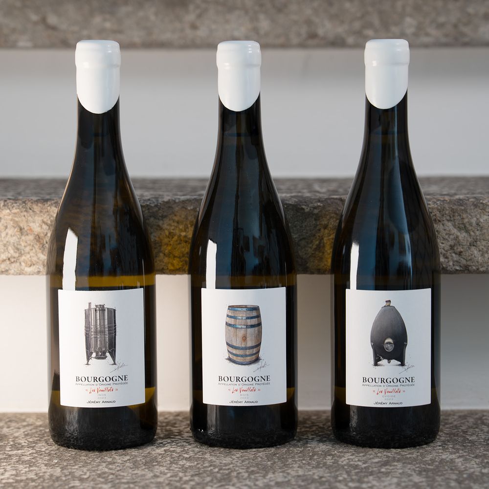 2023 Bourgogne Blanc "Les Veuillots" (Bois-Ovoïde-Inox) Domaine Jeremy Arnaud Burgund