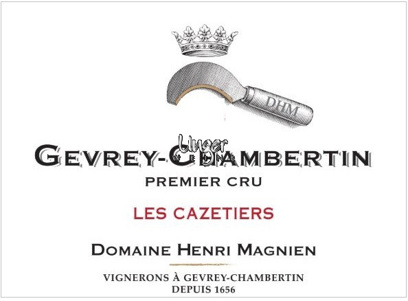 2018 Gevrey Chambertin Cazetiers 1er Cru Magnien, Henri Cote de Nuits