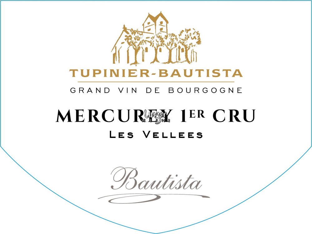 2020 Mercurey Les Vellees 1er Cru Blanc Domaine Tupinier-Bautista Mercurey