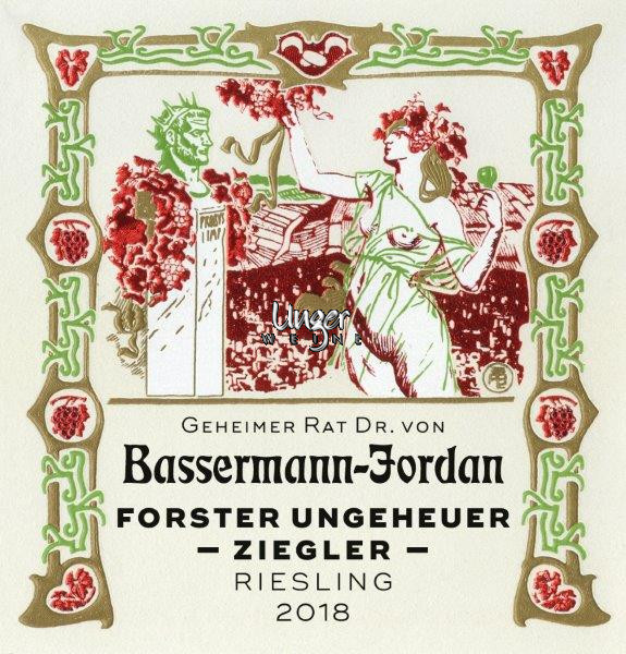 2018 Forster Ungeheuer Ziegler Riesling trocken Bassermann Jordan Pfalz