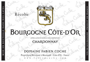 2021 Bourgogne Cote D’Or Chardonnay Domaine Fabien Coche Burgund