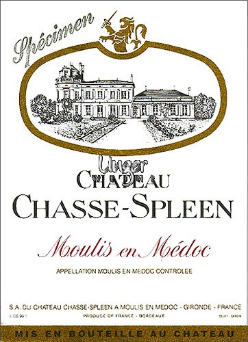 1986 Chateau Chasse Spleen Moulis