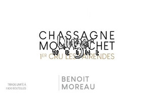 2020 Chassagne Montrachet Les Fairendes 1er Cru Benoit Moreau Cote de Beaune