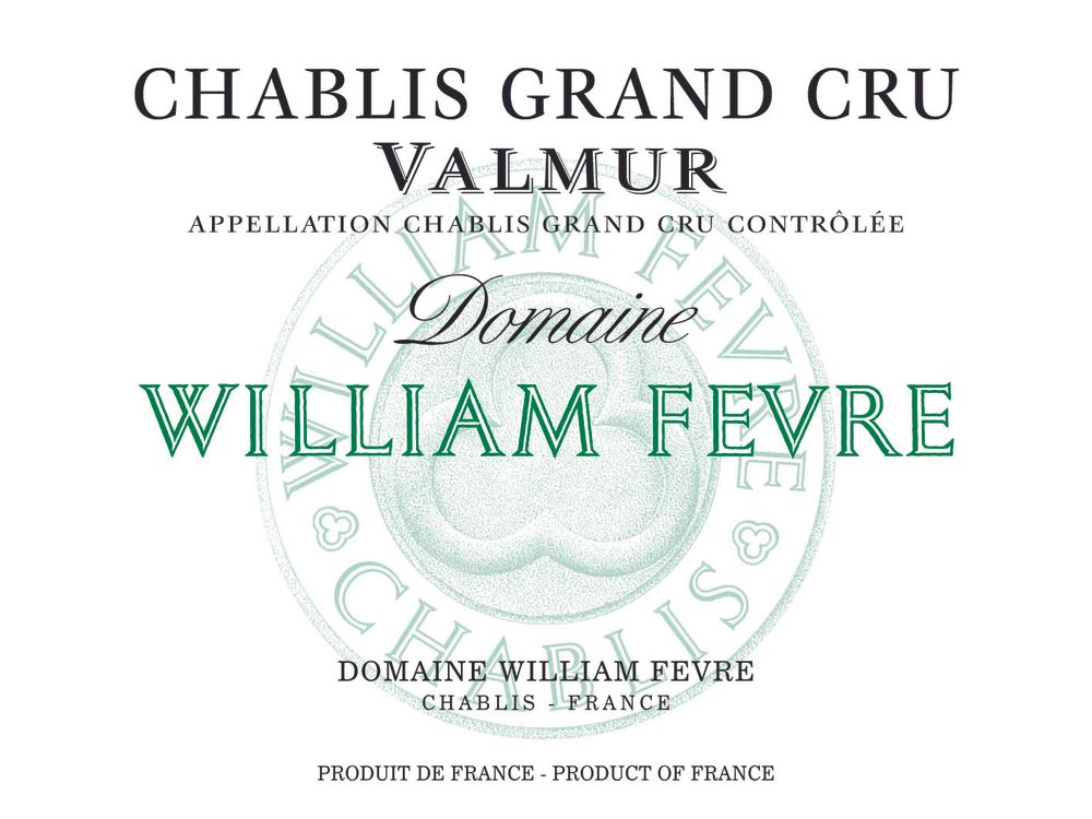 Domaine William Fevre - Chablis Valmur Domaine Grand Cru 2020