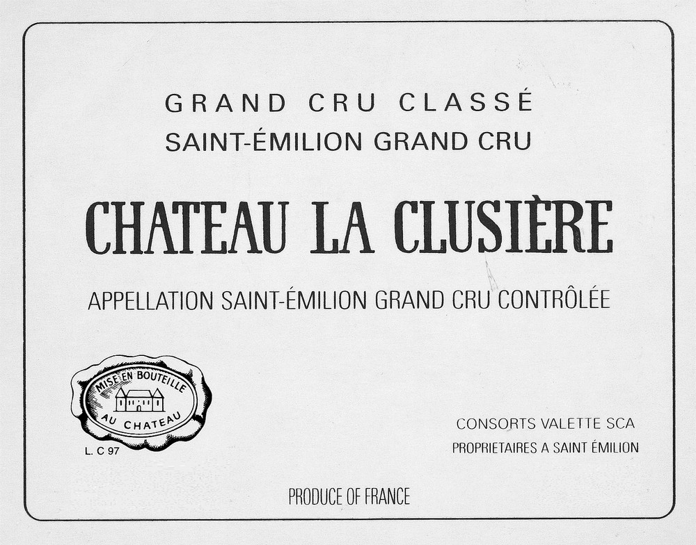 Chateau La Clusiere 2001