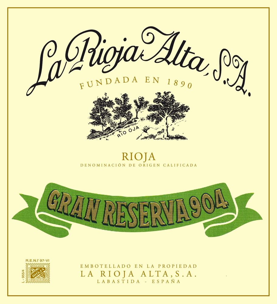 La Rioja Alta - Gran Reserva 904 2016 0,75 L