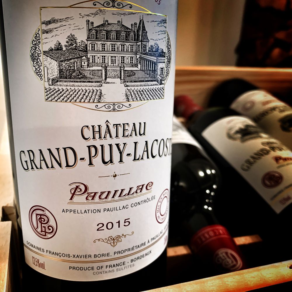 ⁨Chateau Grand Puy Lacoste 2015⁩ ⁨0,75 L⁩