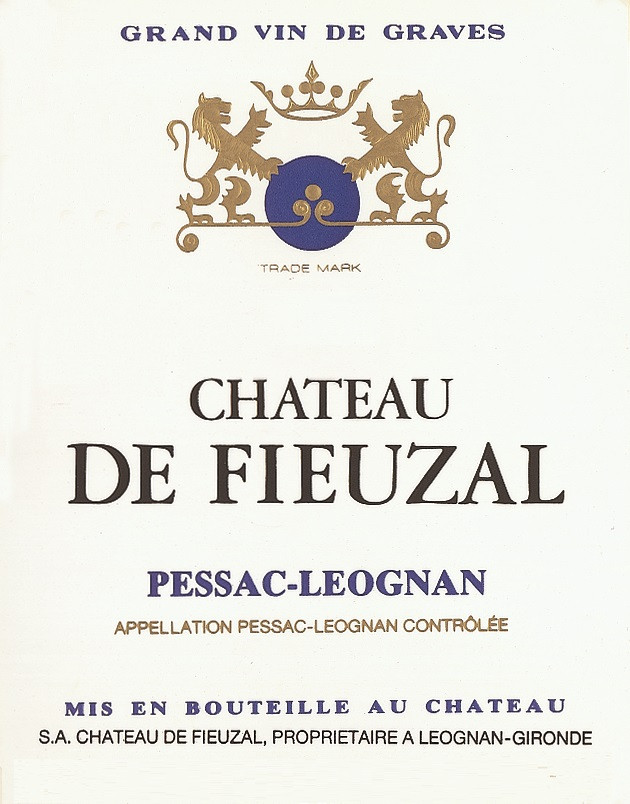 Chateau de Fieuzal - Chateau de Fieuzal Blanc 2012 0,75 L