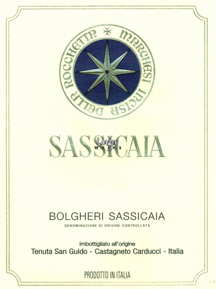 2022 Sassicaia VdT Tenuta San Guido Toskana