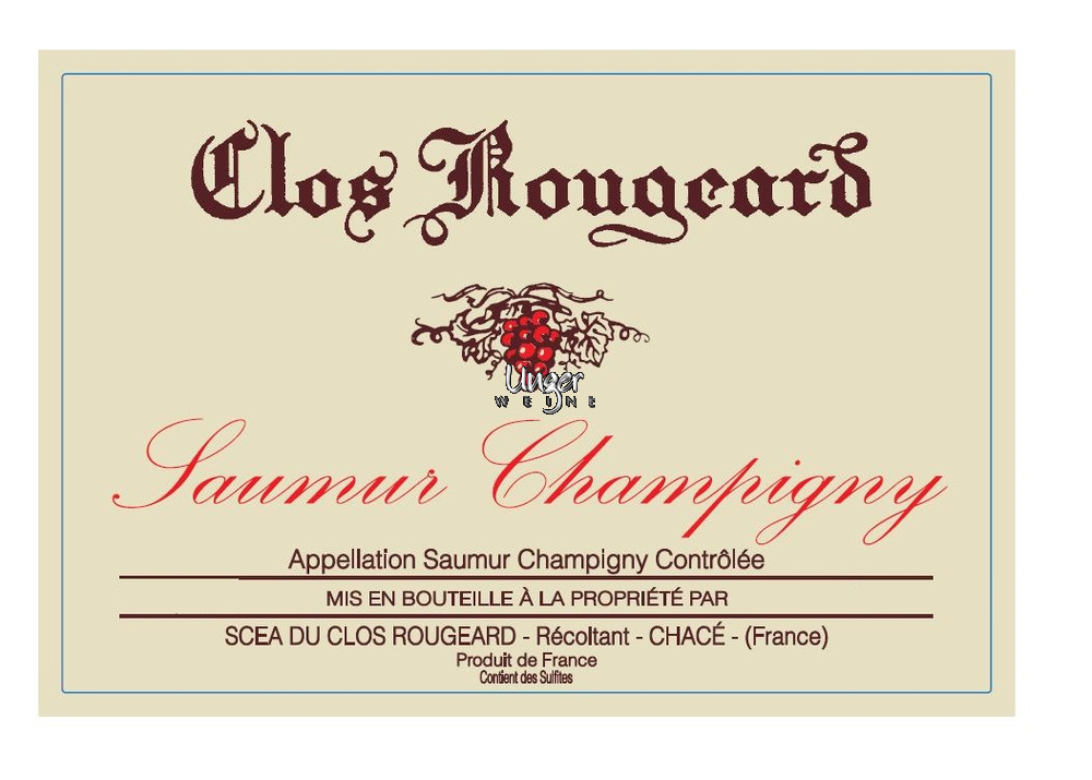 2012 Saumur Champigny Le Clos Clos Rougeard Loire