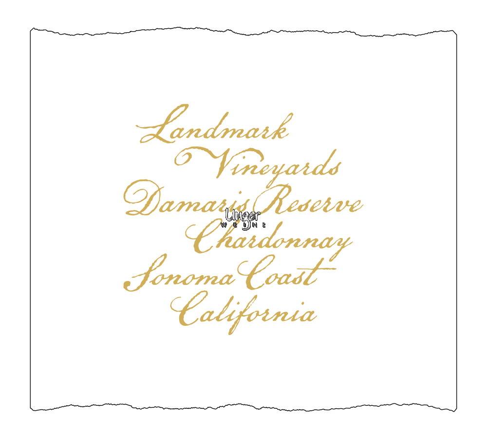 2019 Damaris Reserve Chardonnay Landmark Sonoma County