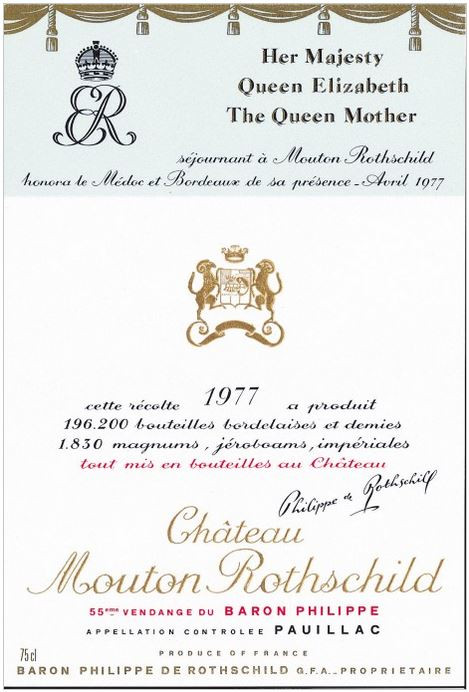 Chateau Mouton Rothschild 1977