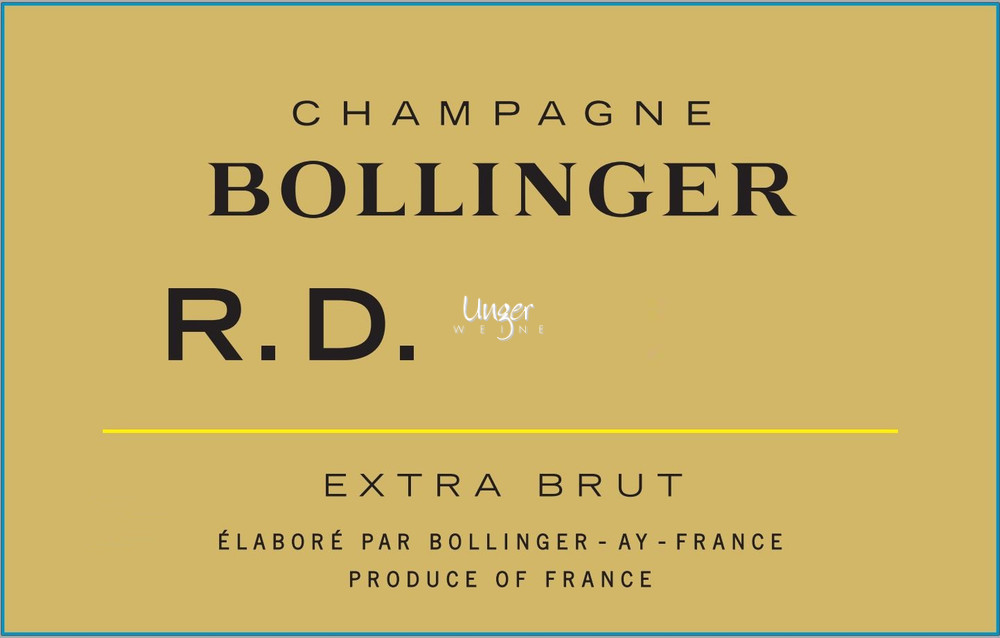 Bollinger - Champagner Vintage R.D. 2008