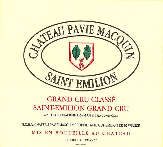 Chateau Pavie Macquin 2010