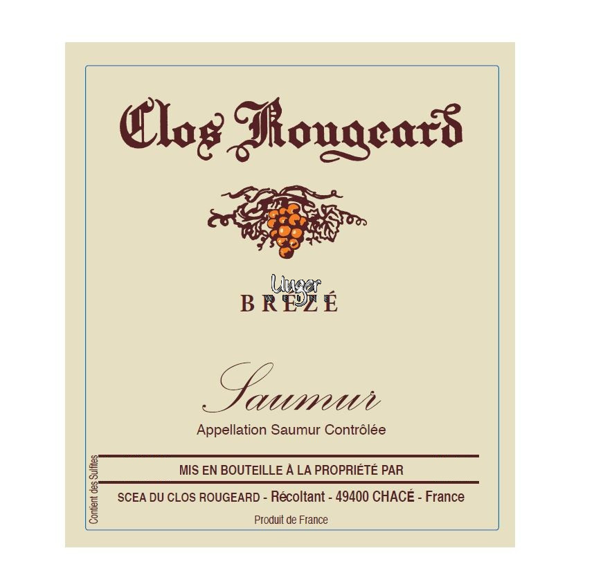 2015 Saumur Champigny Blanc Breze Clos Rougeard Loire