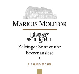 2017 Zeltinger Sonnenuhr Riesling Beerenauslese * Goldkapsel Molitor, Markus Mosel