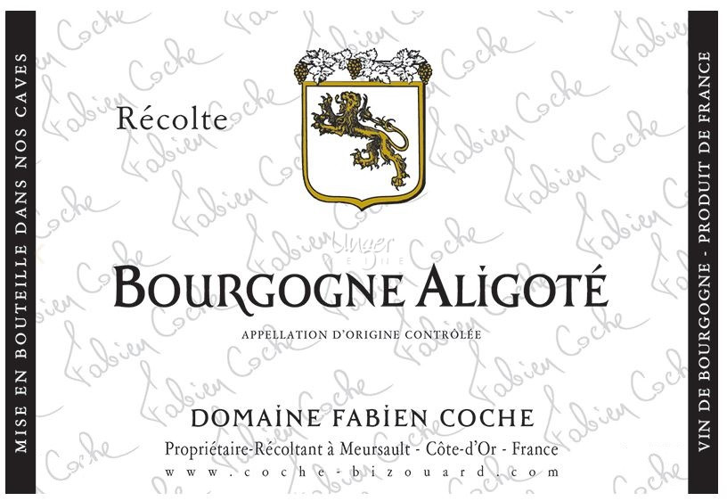 Domaine Fabien Coche - Bourgogne Aligoté Vieilles Vignes 2023