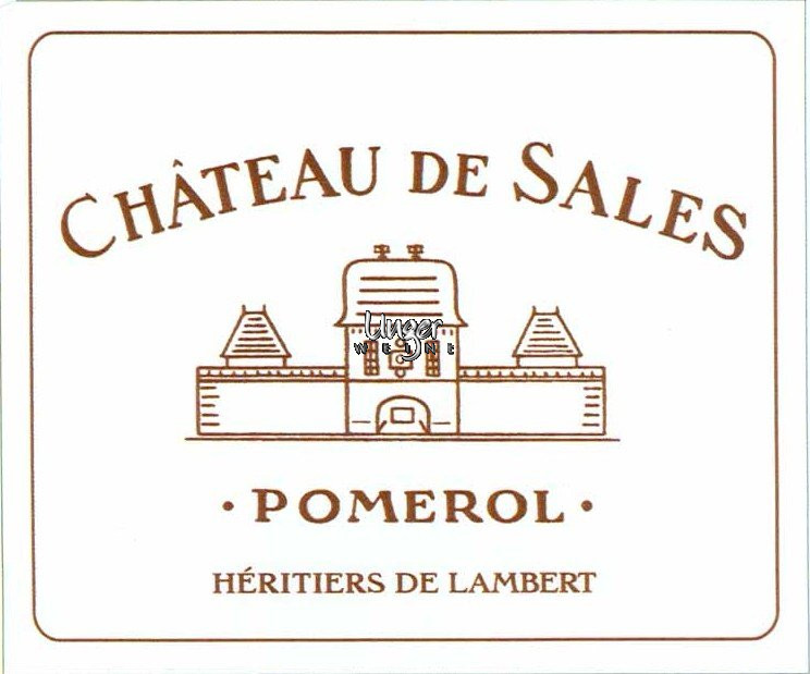 2020 Chateau de Sales Pomerol