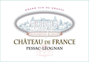 2016 Chateau de France Rouge Chateau de France Pessac Leognan