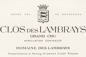 2019 Clos des Lambrays Grand Cru Domaine des Lambrays Cote de Nuits