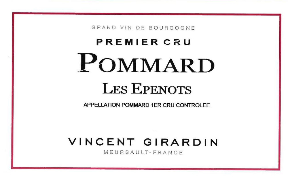 Girardin, Vincent - Pommard Les Epenots 1er Cru 2021