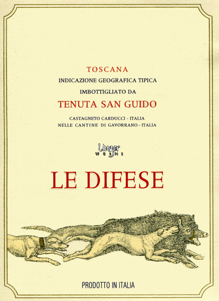 2021 Le Difese Tenuta San Guido Toskana