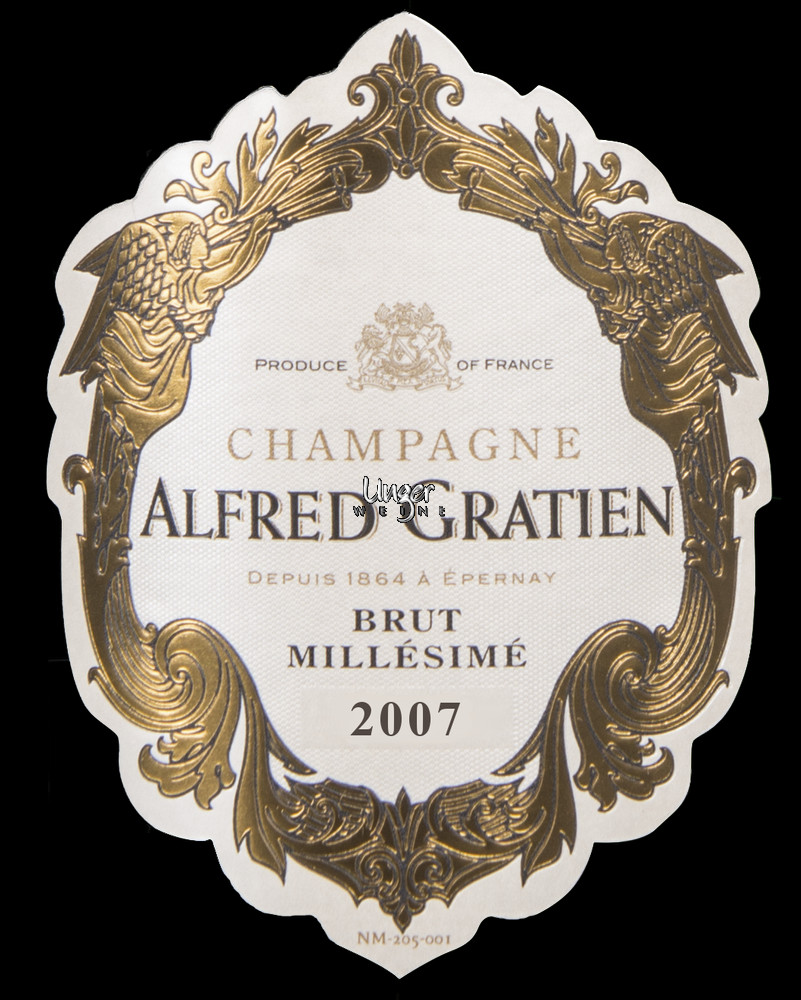 2007 Champagne Brut Millesime Gratien, Alfred Champagne