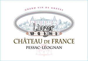 2016 Chateau de France Rouge Chateau de France Pessac Leognan