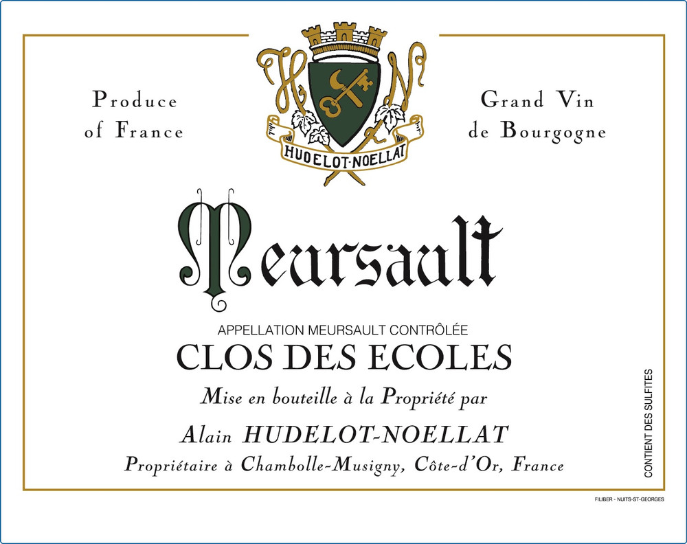 Hudelot Noellat - Meursault Clos des Ecoles 2018