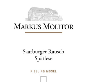 2015 Saarburger Rausch Riesling Spätlese trocken Weisse Kapsel Molitor, Markus Mosel