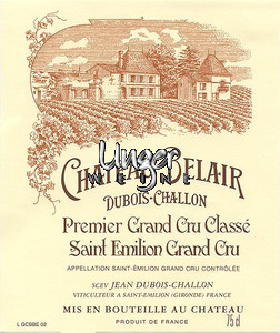 2000 Chateau Belair Saint Emilion