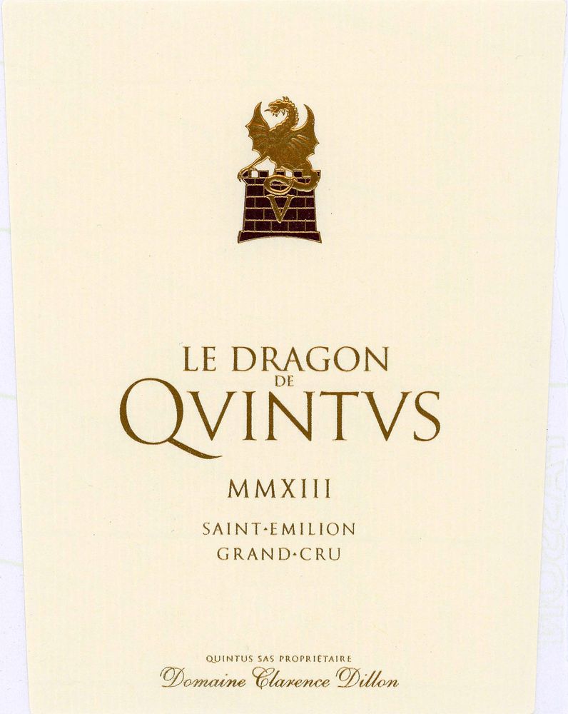 Chateau Quintus - Le Dragon de Quintus 2020
