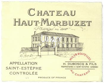Chateau Haut Marbuzet 2022 0,75 L