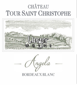 2020 Angela Bordeaux Blanc Chateau Tour Saint Christophe Saint Emilion