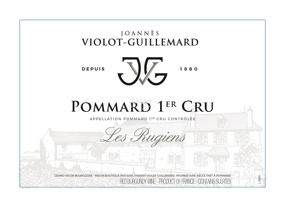 Joannes Violot-Guillemard - Pommard Les Rugiens 1er Cru 2020