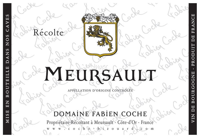 Domaine Fabien Coche - Meursault Blanc 2022
