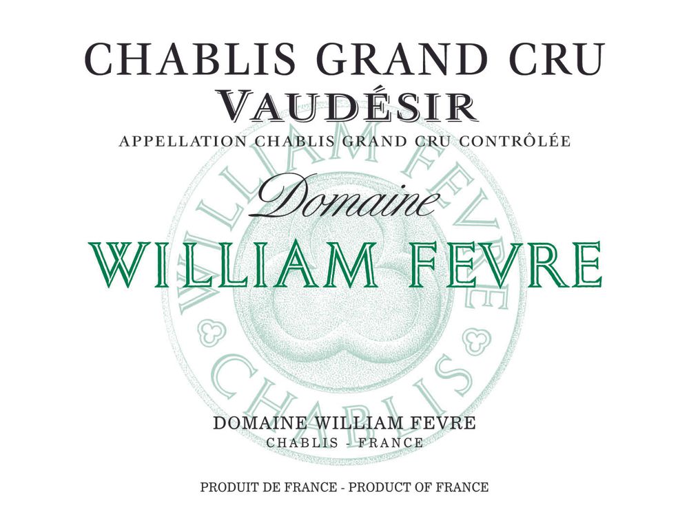 Domaine William Fevre - Chablis Vaudesir Domaine Grand Cru 2020