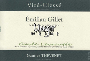 2017 Vire Clesse - CUVEE GILLET LEVROUTEE Domaine de la Bongran Vire Clesse