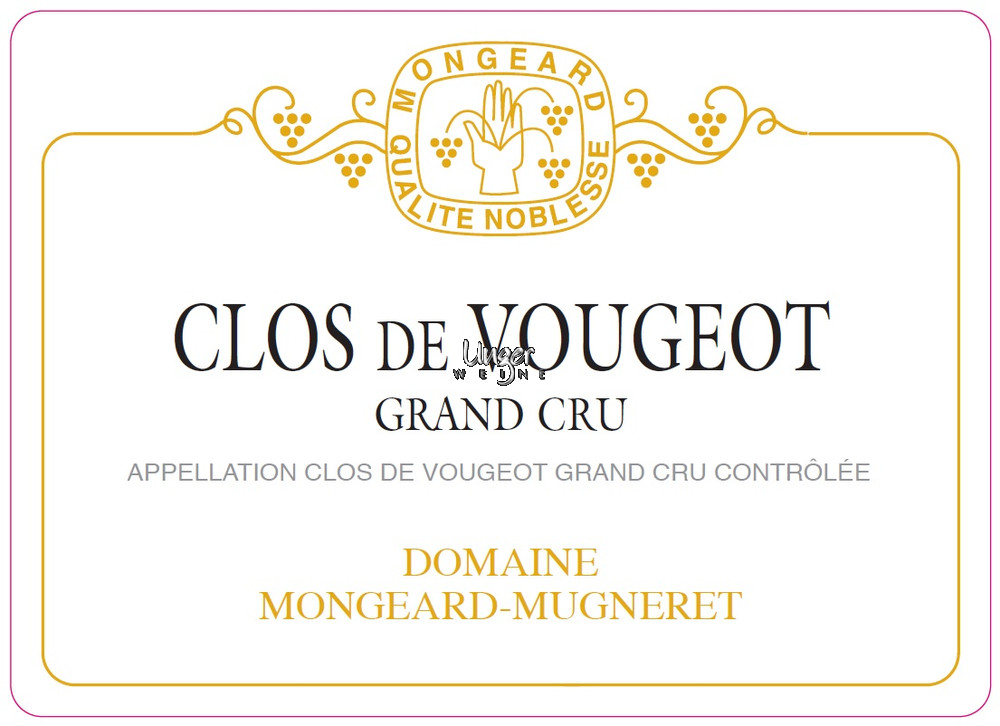 2019 Clos de Vougeot Grand Cru Mongeard Mugneret Cote de Nuits